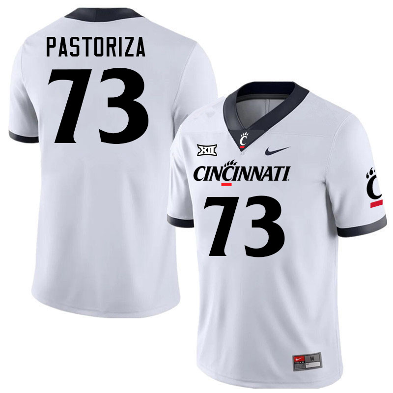 Cincinnati Bearcats #73 Aiden Pastoriza College Football Jerseys Stitched-White